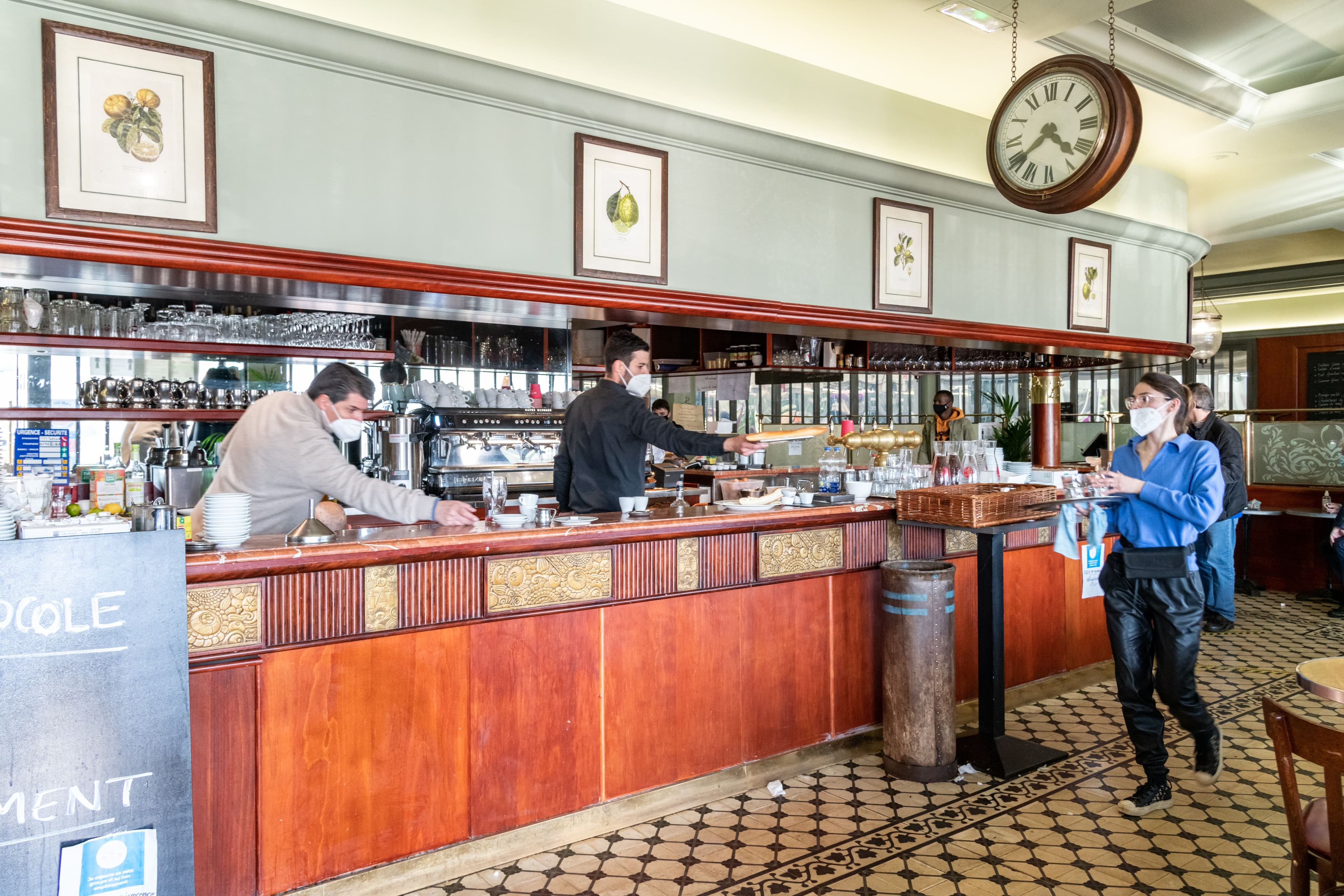 Bar du restaurant L'Arrosoir du Marché de Rungis