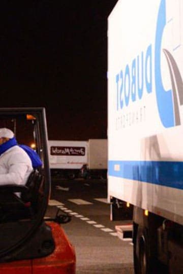 Chauffeur exerçant sa profession au Marché de Rungis 