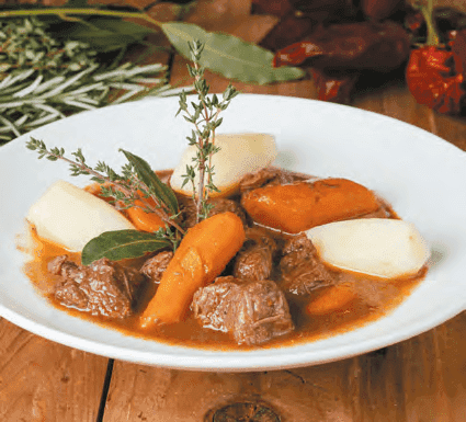 Boeuf bourguignon du restaurant Chez Antoine du Marché de Rungis