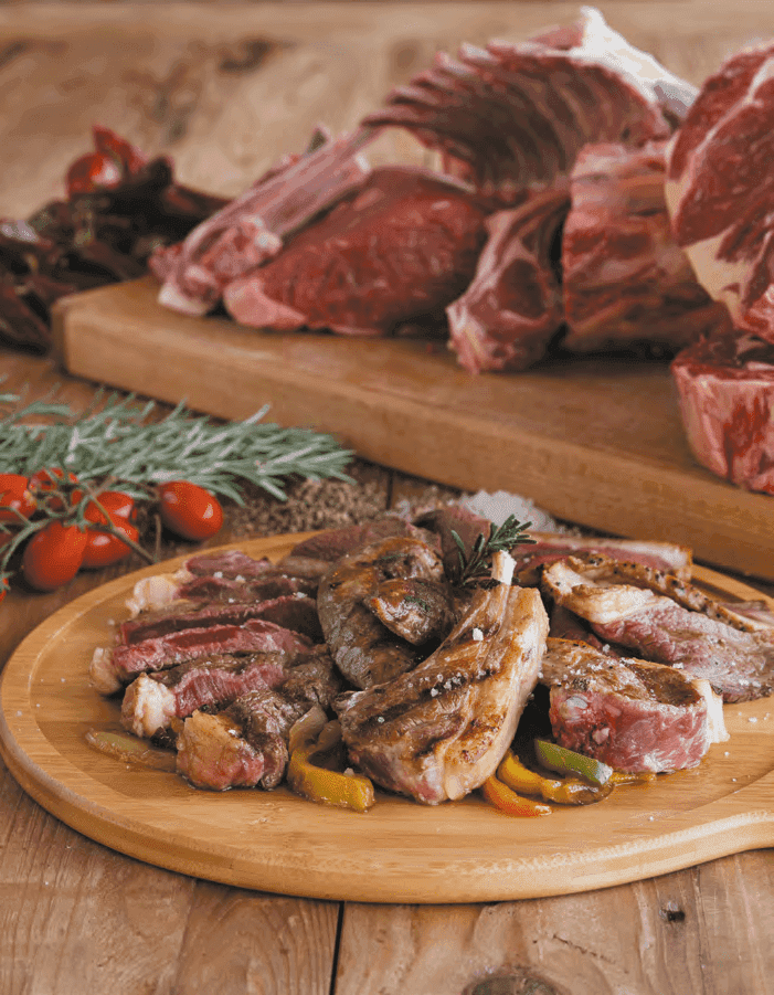 Plateau de grillade du restaurant Chez Antoine du Marché de Rungis