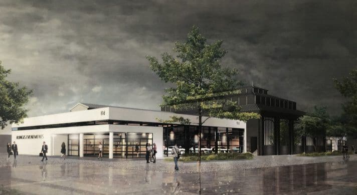 Image 3D de l'apparence du bâtiment de Rungis Evenement