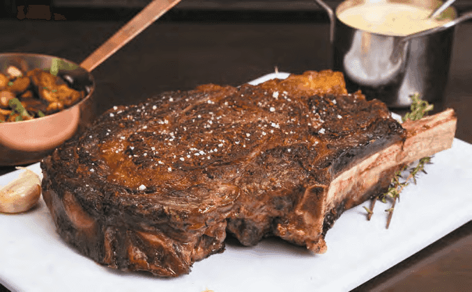 Cote de boeuf du restaurant L'Aloyau du Marché de Rungis