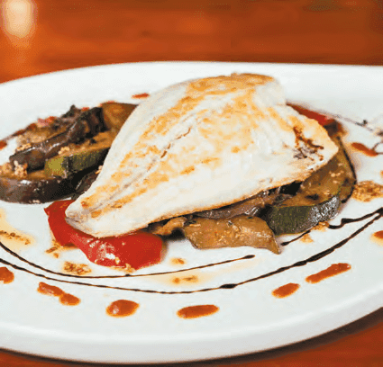 Filet de dorade et ses légumes du restaurant L'Arrosoir du Marché de Rungis