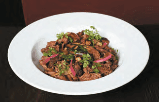 Sauté de boeuf et légumes du restaurant Les Embruns du Marché de Rungis