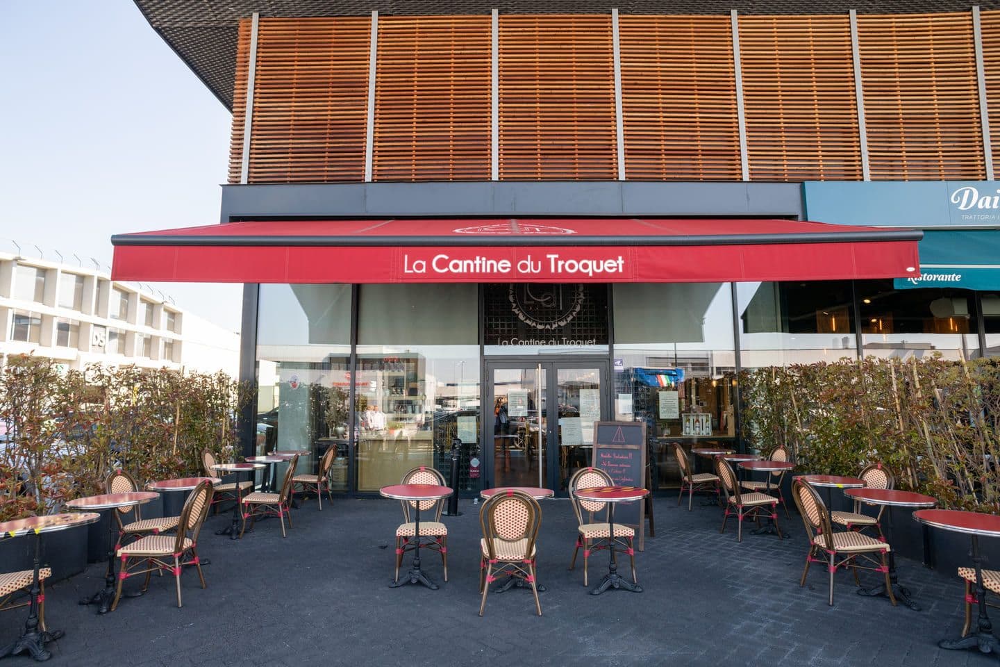 Devanture du restaurant du Marché de Rungis "La Cantine du Troquet"