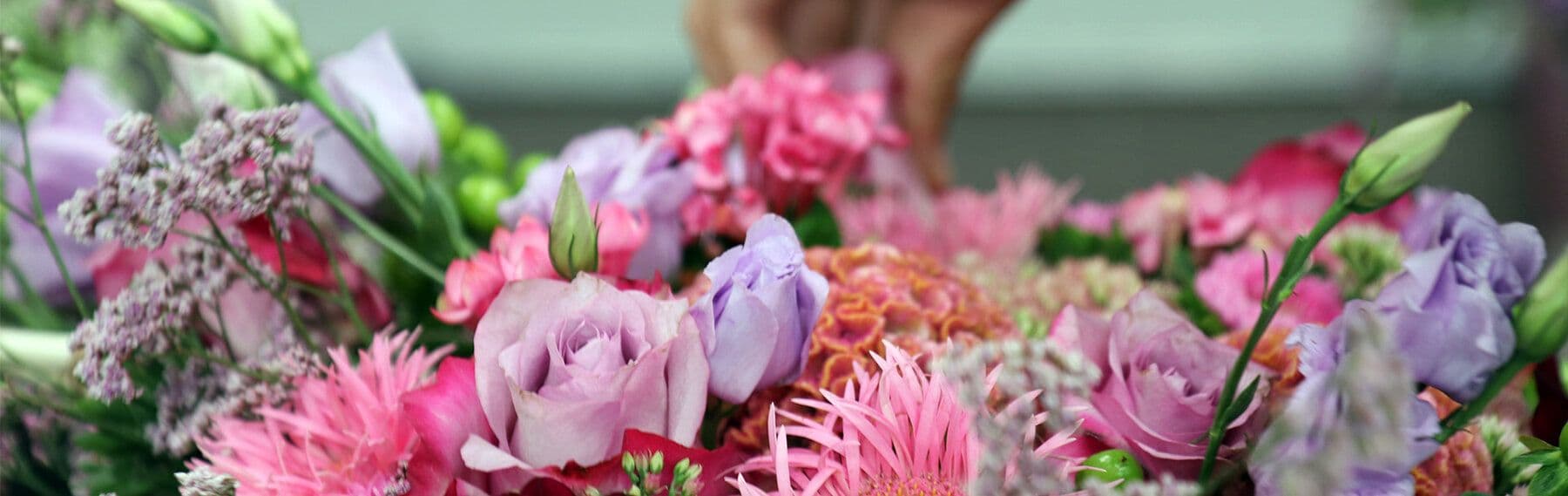 Fleurs représentant l'école nationale des fleuristes